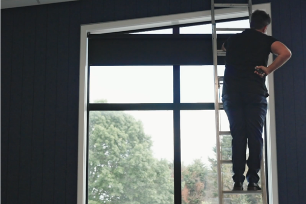Aquinas College Blind installation